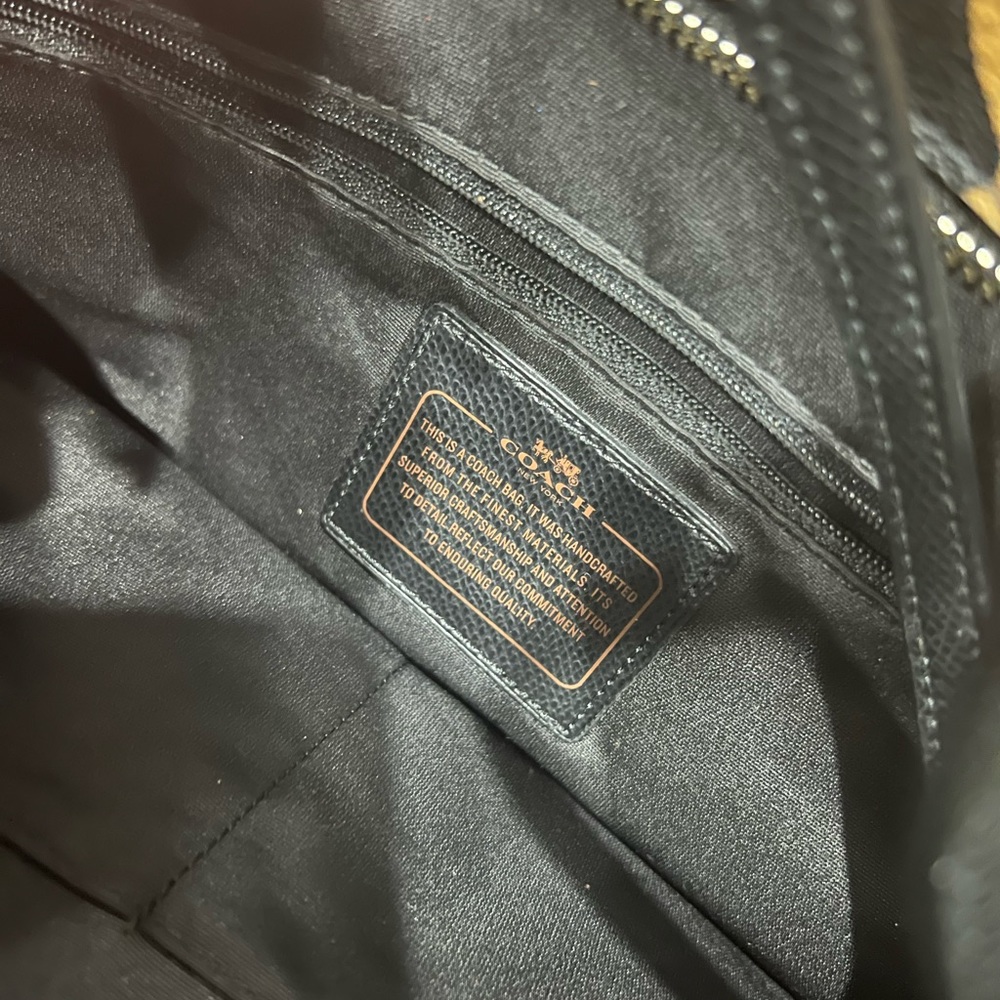 Authentic Cheetah Print Coach Bag